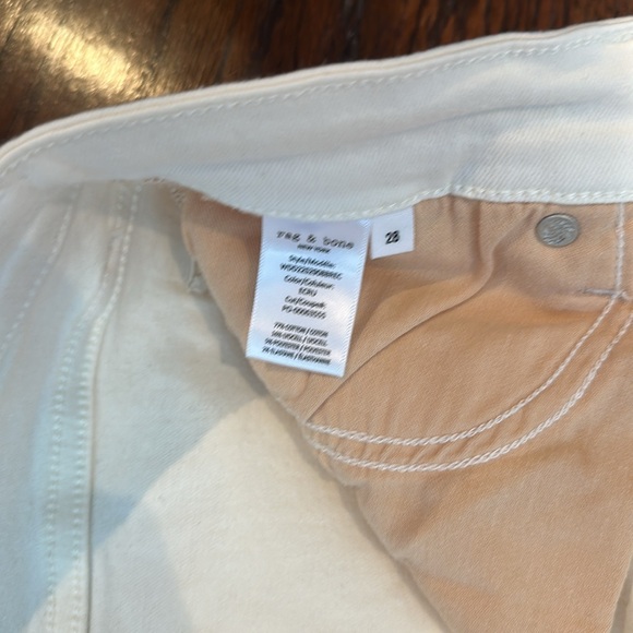 NWT Rag & Bone Casey high rise flare 28 ecru - Picture 5 of 5